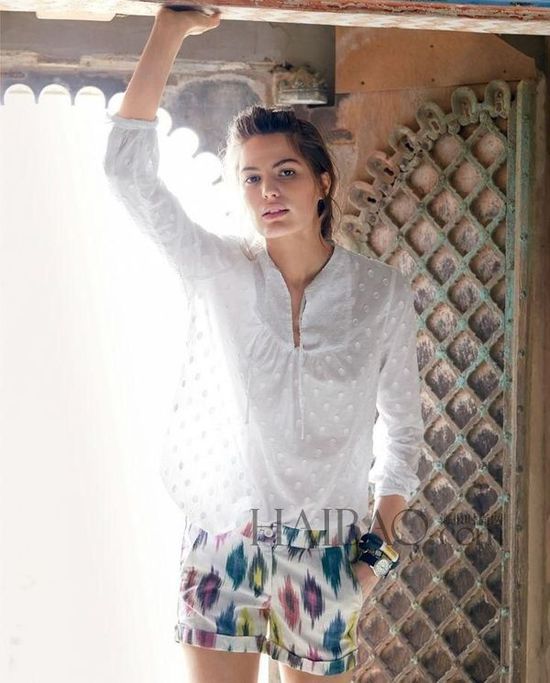 J.Crew 2014年6月女装Lookbook模特：Cameron Russell