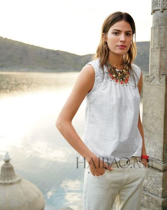 J.Crew 2014年6月女装Lookbook模特：Cameron Russell