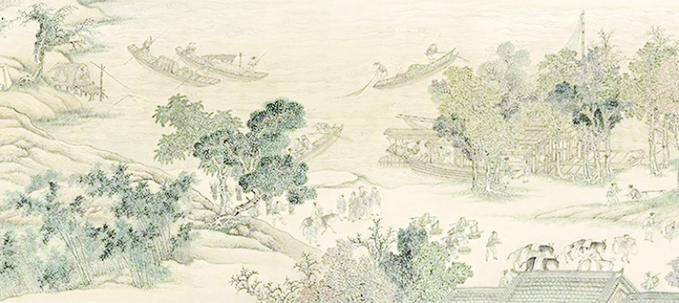 走近南京版《清明上河图》 跨越千年与宋代金陵人互动