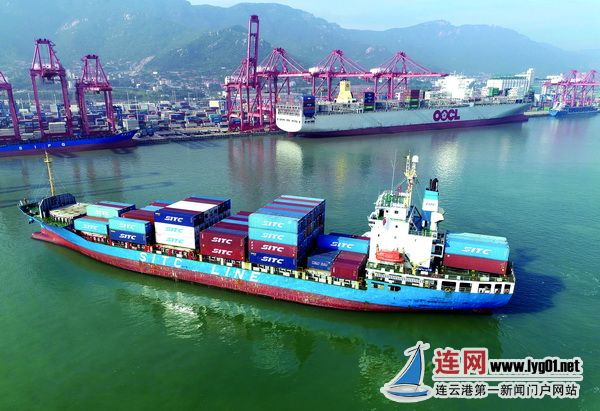 连云港港口货物吞吐量持续保持增长态势