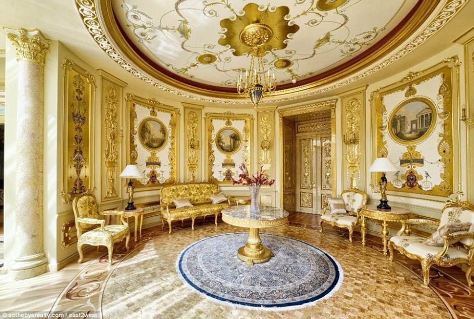 俄富豪抛售豪宅 装修似皇宫价值6.6亿
