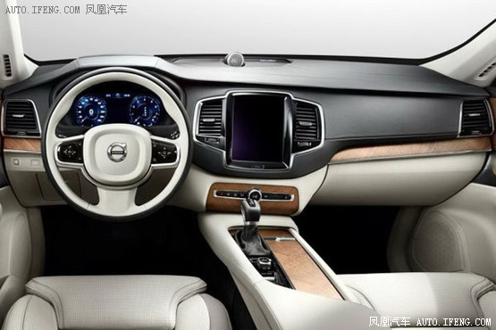 全新沃尔沃XC90内饰官图 新车8月发布