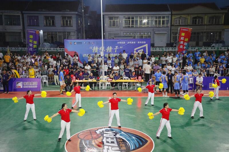 图说：连云港“赣超”掀起黄海之滨篮球“风暴”